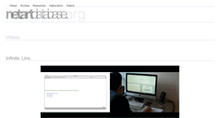 Desktop Screenshot of net.artdatabase.org